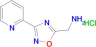 (3-(pyridin-2-yl)-1,2,4-oxadiazol-5-yl)methanamine hydrochloride