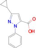 3-cyclopropyl-1-phenyl-1H-pyrazole-5-carboxylic acid