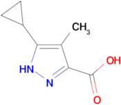 3-cyclopropyl-4-methyl-1H-pyrazole-5-carboxylic acid