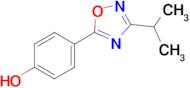 4-(3-isopropyl-1,2,4-oxadiazol-5-yl)phenol