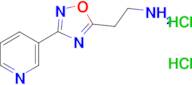 2-(3-(pyridin-3-yl)-1,2,4-oxadiazol-5-yl)ethan-1-amine dihydrochloride