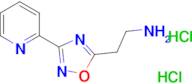 2-(3-(pyridin-2-yl)-1,2,4-oxadiazol-5-yl)ethan-1-amine dihydrochloride