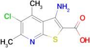 3-amino-5-chloro-4,6-dimethylthieno[2,3-b]pyridine-2-carboxylic acid