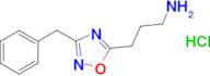 3-(3-benzyl-1,2,4-oxadiazol-5-yl)propan-1-amine hydrochloride