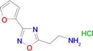 2-(3-(furan-2-yl)-1,2,4-oxadiazol-5-yl)ethan-1-amine hydrochloride
