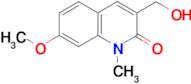 3-(hydroxymethyl)-7-methoxy-1-methylquinolin-2(1H)-one