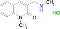 1-methyl-3-((methylamino)methyl)quinolin-2(1H)-one hydrochloride