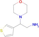 [2-morpholin-4-yl-2-(3-thienyl)ethyl]amine