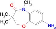 8-amino-3,3,5-trimethyl-2,3-dihydro-1,5-benzoxazepin-4(5H)-one