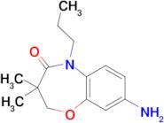 8-amino-3,3-dimethyl-5-propyl-2,3-dihydro-1,5-benzoxazepin-4(5H)-one
