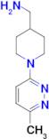 {[1-(6-methylpyridazin-3-yl)piperidin-4-yl]methyl}amine