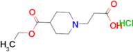 3-[4-(ethoxycarbonyl)piperidin-1-yl]propanoic acid hydrochloride