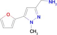 C-(5-Furan-2-yl-1-methyl-1H-pyrazol-3-yl)-methylamine