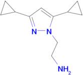 2-(3,5-dicyclopropyl-1H-pyrazol-1-yl)ethan-1-amine