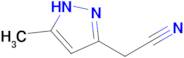 2-(3-methyl-1H-pyrazol-5-yl)acetonitrile