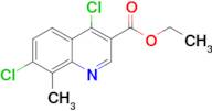 ethyl 4,7-dichloro-8-methylquinoline-3-carboxylate