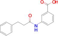 3-[(3-phenylpropanoyl)amino]benzoic acid