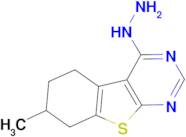 4-hydrazinyl-7-methyl-5,6,7,8-tetrahydrobenzo[4,5]thieno[2,3-d]pyrimidine