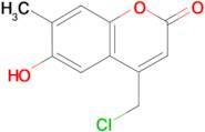 6-Hydroxy-7-methyl-4-(chloromethyl)-2H-chromen-2-one