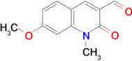 7-methoxy-1-methyl-2-oxo-1,2-dihydroquinoline-3-carbaldehyde