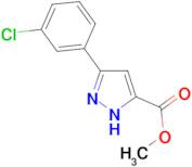 methyl 3-(3-chlorophenyl)-1H-pyrazole-5-carboxylate