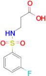 3-((3-fluorophenyl)sulfonamido)propanoic acid