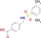 4-(((2,5-dimethylphenyl)sulfonamido)methyl)benzoic acid