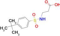 3-((4-(tert-butyl)phenyl)sulfonamido)propanoic acid