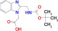 (2-{[(tert-butoxycarbonyl)amino]methyl}-1H-benzimidazol-1-yl)acetic acid