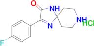 3-(4-fluorophenyl)-1,4,8-triazaspiro[4.5]dec-3-en-2-one hydrochloride