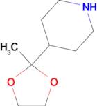 4-(2-methyl-1,3-dioxolan-2-yl)piperidine