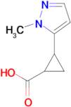 2-(1-methyl-1H-pyrazol-5-yl)cyclopropane-1-carboxylic acid