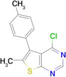 4-chloro-6-methyl-5-(4-methylphenyl)thieno[2,3-d]pyrimidine