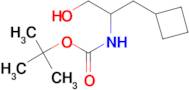 tert-butyl [2-cyclobutyl-1-(hydroxymethyl)ethyl]carbamate