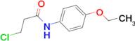 3-chloro-N-(4-ethoxyphenyl)propanamide