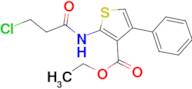 ethyl 2-(3-chloropropanamido)-4-phenylthiophene-3-carboxylate