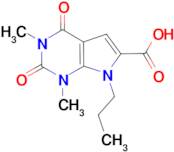 1,3-dimethyl-2,4-dioxo-7-propyl-2,3,4,7-tetrahydro-1H-pyrrolo[2,3-d]pyrimidine-6-carboxylic acid