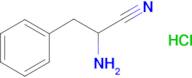 2-amino-3-phenylpropanenitrile hydrochloride
