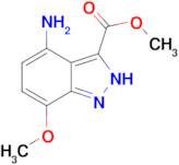 methyl 4-amino-7-methoxy-1H-indazole-3-carboxylate