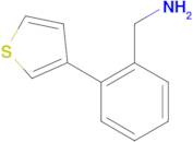 (2-(thiophen-3-yl)phenyl)methanamine