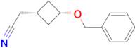 [cis-3-(benzyloxy)cyclobutyl]acetonitrile