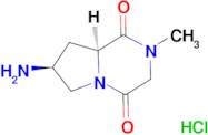 (7S,8aS)-7-amino-2-methylhexahydropyrrolo[1,2-a]pyrazine-1,4-dione hydrochloride