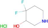 4,4-Difluoropiperidin-3-ol hydrochloride