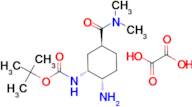 tert-Butyl ((1R,2S,5S)-2-amino-5-(dimethylcarbamoyl)cyclohexyl)carbamate oxalate