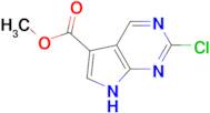 Methyl 2-chloro-7H-pyrrolo[2,3-d]pyrimidine-5-carboxylate