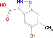 5-Bromo-6-methyl-1H-indazole-3-carboxylic acid