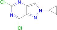 5,7-Dichloro-2-cyclopropyl-2H-pyrazolo[4,3-d]pyrimidine