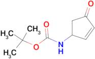 tert-Butyl (4-oxocyclopent-2-en-1-yl)carbamate