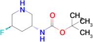 tert-Butyl ((3R,5R)-5-fluoropiperidin-3-yl)carbamate