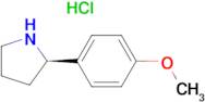 (R)-2-(4-Methoxyphenyl)pyrrolidine hydrochloride